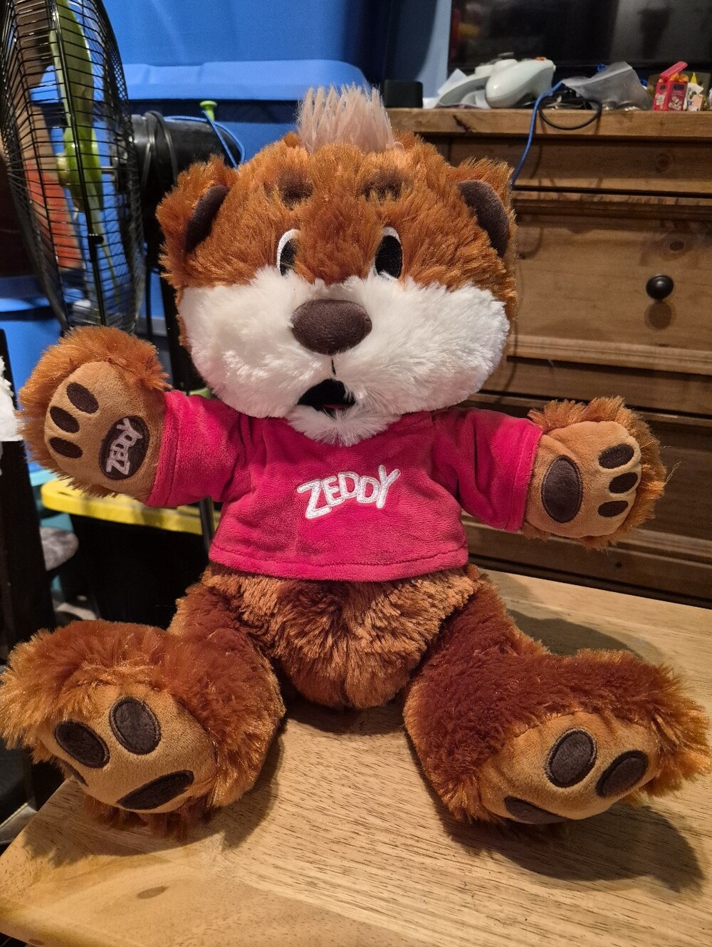 Zellers Mascot Teddy Bear Zeddy With Red Shirt Plush 18 inch